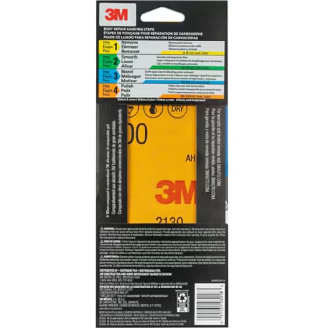 Image of 3M Wetordry Sandpaper, 03018, 400 Grit, 3 2 /3 in x 9 in, 5 Sheets Per Pack