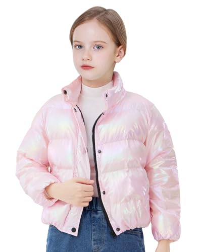 WULFUL Girl’s Winter Puffer Jacket Lightwight Warm Coat Short3