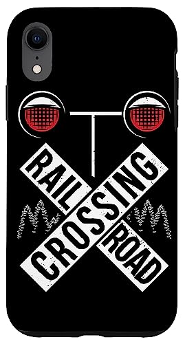 Funny Railway Railroad Crossing Locomotive Graphic Train Fan Case for iPhone XR