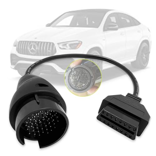 Cable OBDII para conectar herramientas de diagnóstico actuales a Mercedes de 38 pines anteriores a 2001