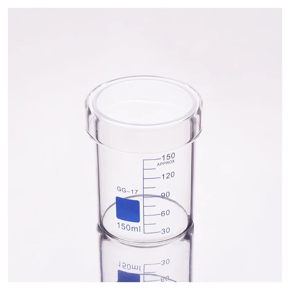 Zlewka o niskim kształcie z płaską szyjką z płaską pokrywką Pojemność 100 ml 150 ml 200 ml 250 ml 500 ml 1000 ml 2000 ml 3000 ml 5000 ml Zlewka laboratoryjna (1000 ml)