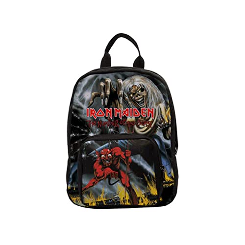 Rocksax Mini mochila Iron Maiden - Number Of The Beast, Preto, One Size, Mochila