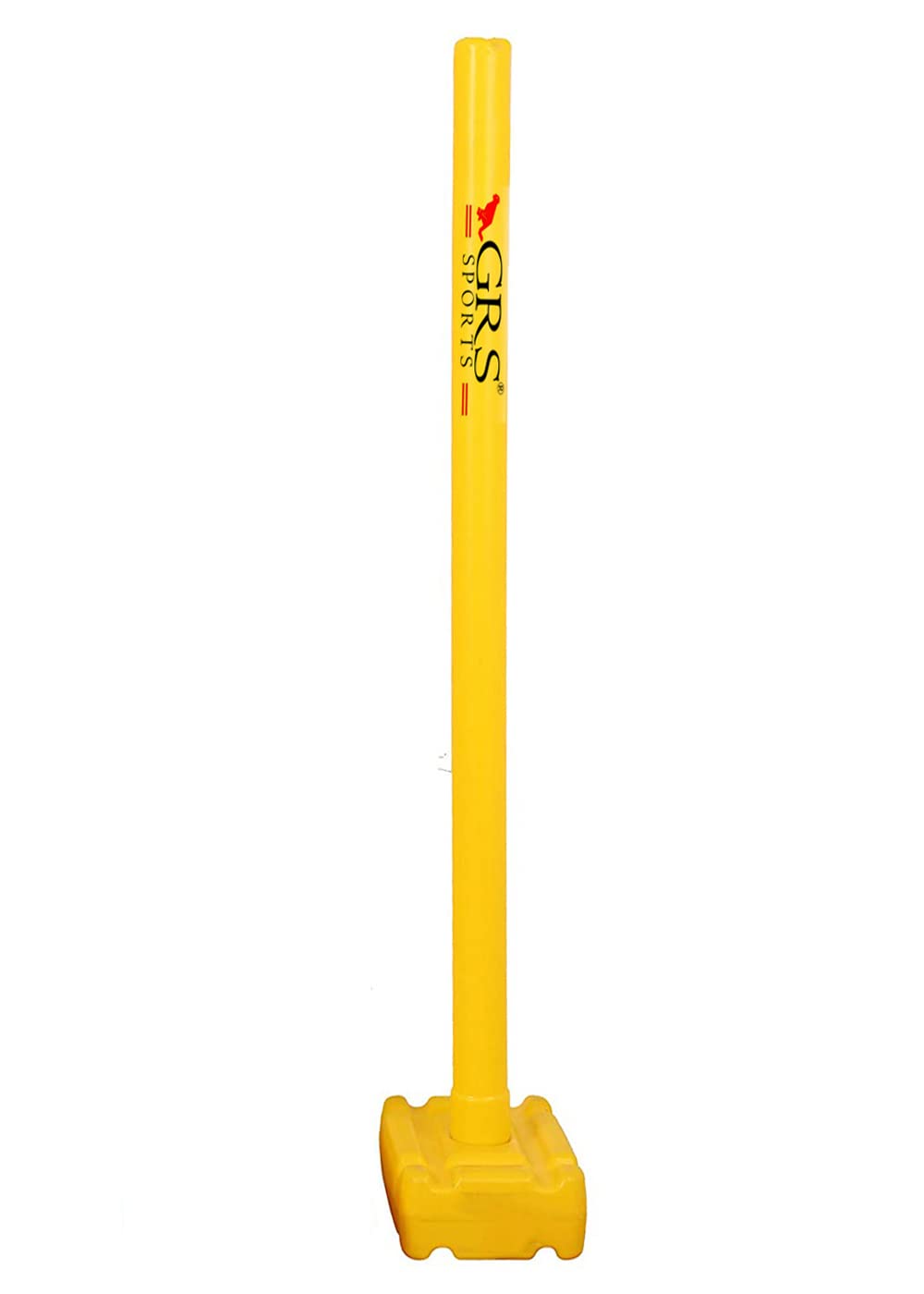 GRS India Best Heavy Plastic Cricket Single Stump Full Size with Base for Target Practice