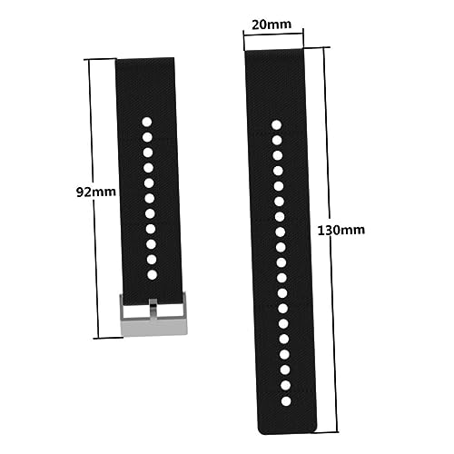 Correa de silicona negra de moda COLLBATH con diseño ergonómico 2