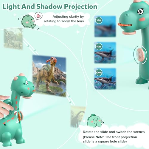Ketiee DRAWING BOARD Dinosaur Drawing Projector Toys For Ages 5-7 Tracing And Drawing Projector For Kids With Two Projector Heads, Smart Art Sketcher Projector thumb #4