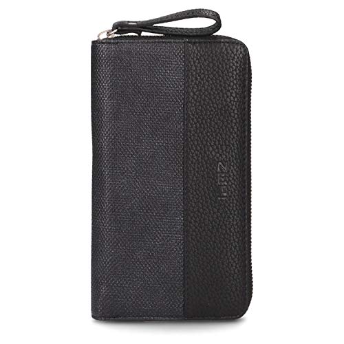 Preisvergleich Produktbild zwei Jana J2 Damen RV-Börse 20 cm Noir