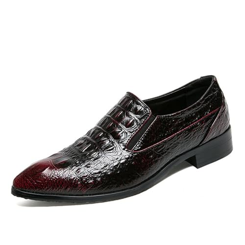 Men's Comfort Dress Shoes Formal Business Oxford Shoes Slip-On Oxford Dress Loafers Business Meeting Office Work Shoes