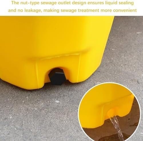 Yellow and Black Spill Containment Pallets – Modular, Stackable Polyethylene Platforms for Warehouses and Workshops, 66 X 36 Cm, Ideal for Drums and Hazardous Materia-130x68x17.5CM