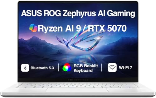 Image of ASUS ROG Zephyrus AI Gaming Laptop 14.0 inch 120Hz OLED 2.8K Display