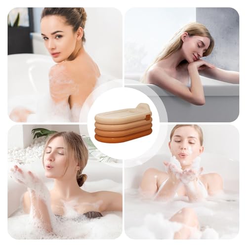 Baignoire gonflable portable 140 cm en PVC durable de spa - 6