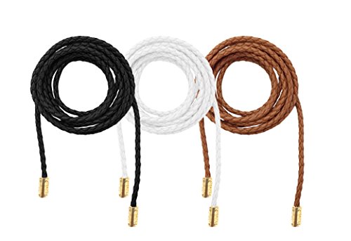 3 Pieces Women's Leather Waist Belt Woven Knitted Waist Belt/Rope/Chain Belt Tassel Rope Skinny Belt for Skirt Dress Party