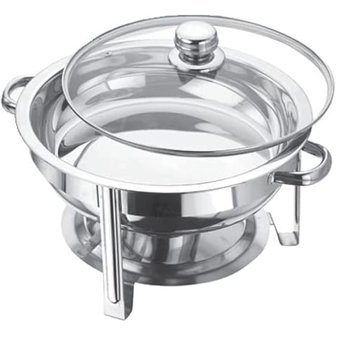 4.5 LTR Stainless Steel Chafing Dish Set Cover