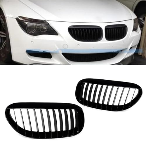 Grille calandre avant pour remplacer plastique terni BMW Série 6 E63 E64 - 2