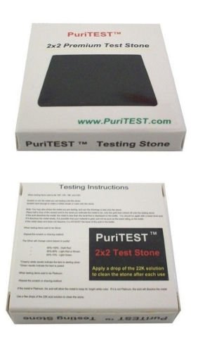 Puritest Brand Gold Silver Test Set 10 14 18 22 Karat Solutions +Stones (2) Jewelers-Loop #TOP1