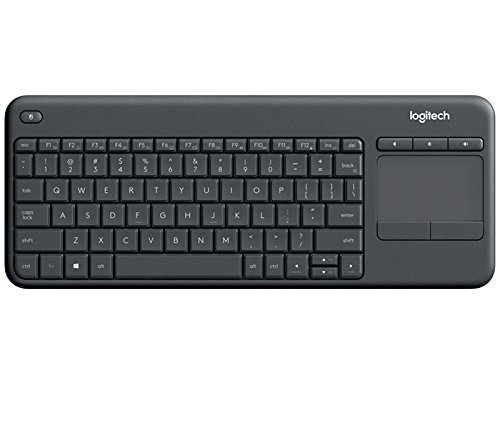 Logitech® K400 Professional Wireless Touch Keyboard - Graphite - UK - 2.4GHZ - N/A - INTNL