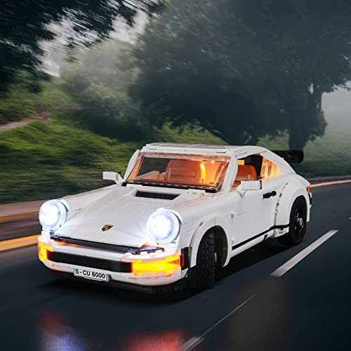 Image of LIGHTAILING Led Lighting Kit for Porsche-911 Building Blocks Model - LED Light Set Compatible with Lego Model