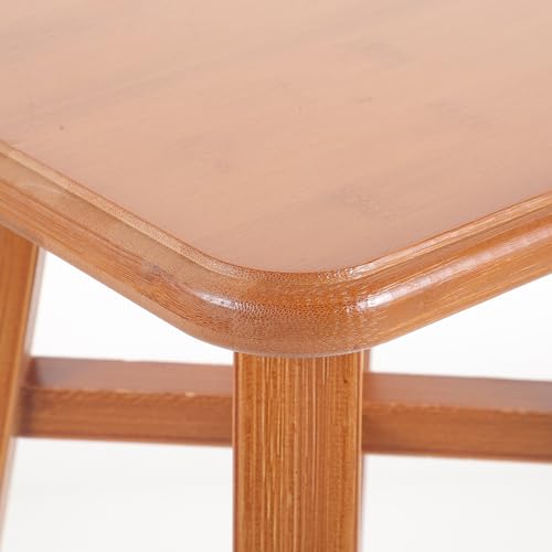 Tabouret en bois massif 24 cm polyvalent et stable Veemoon - 7