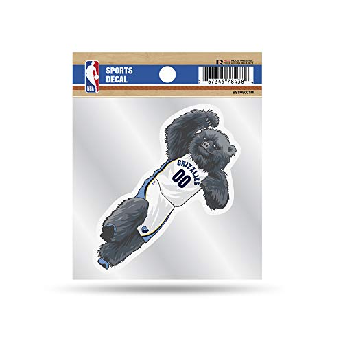 Rico Industries NBA Memphis Grizzlies Mascot 4"x4" Small Style Decal