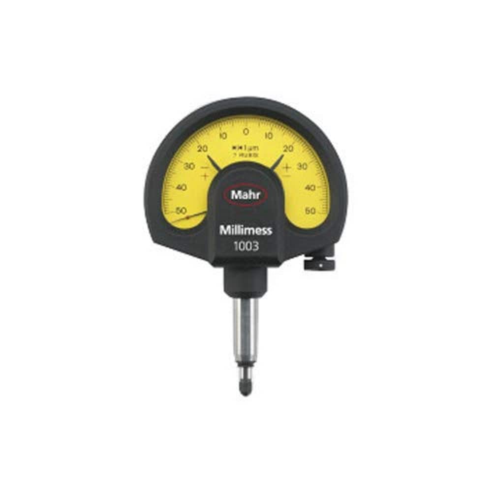 Mahr 4334005 Millimess 1003 T Comparateur à cadran mécanique Jaune