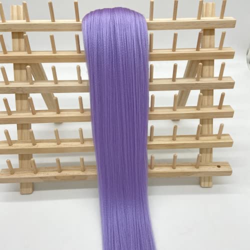 Light Purple Braiding Hair Pre Stretched Kanekalon Prestretched Braiding Hair Extensions #TOP5