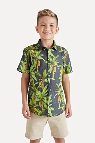 Camisa Infantil Mc Estampada Estilo Reserva Mini