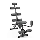  Banco con mancuernas Máquina multifunción para abdominales Dispositivo para abdominales casero Silla de fitness Tabla para abdominales Equipo de fitness con capacidad de soportar peso de 125 kg