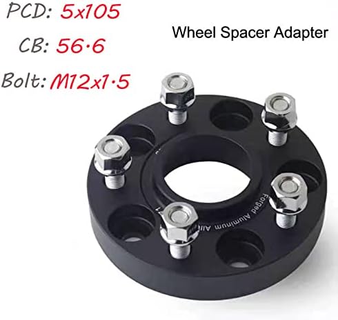 Miniatura 2 de ZEARLY Para Chevrolet Trax Cruze Cavalier Separadores de rueda 5x105 espaciadores de rueda de coche de 2228in espaciador de rueda de aluminio para