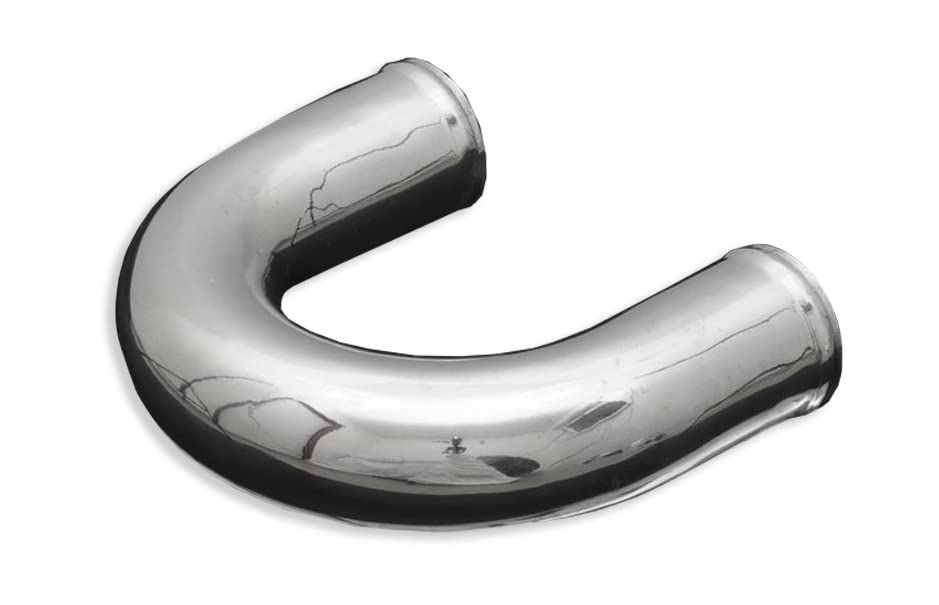 Arco in alluminio a gomito in alluminio 180°, intercooler, tubo in alluminio, tubo, lunghezza 60cm