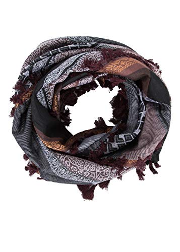 Image of Merewill Cotton Shemagh Tactical Desert Wrap Keffiyeh Head Neck Arab Scarf For Men 49 inchx49 inch