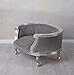 Hundebett Barock Silber Grau Hundesofa Small Katzenbett cat700e19 Palazzo Exclusiv