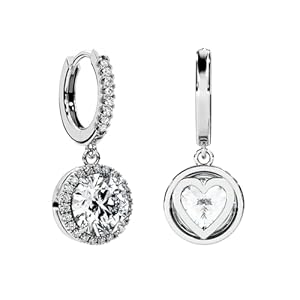 Moissanite Diamond Drop Earrings fo...