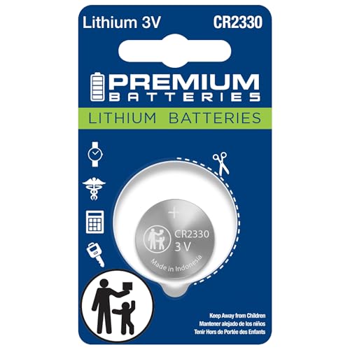 Premium Panasonic CR2330 Lithium 3V Coin Cell - Japanese Engineered High Capacity Batteries (1 Pack)