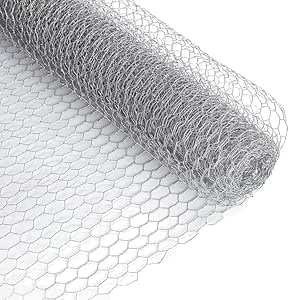 Garden Mile® Galvanised Weld Mesh Panel Various Sizes Steel Grid Sheet Panels Welded Square Mesh (6mm, 0.6 x 0.9m)