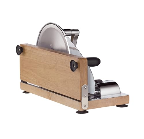 Zassenhaus Manual Stainless Steel Bread Slicer (Silver -brown)