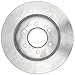 ACDelco Silver 18A1625A (19261797) Non-Coated Front Disc Brake Rotor
