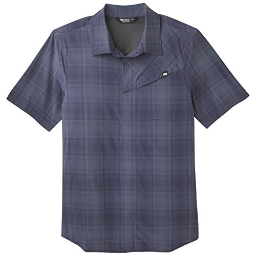 Outdoor Research Men's Astroman Short Sleeve Sun Shirt - Breathable UPF 50 Technical Button Down