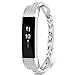 Metal Bands For Fitbit Alta HR and Alta, VOMA Design Stainless Steel Wristbands/Replacement Bands/Accessories for Fitbit Alta HR and Alta Style Bangle Silver