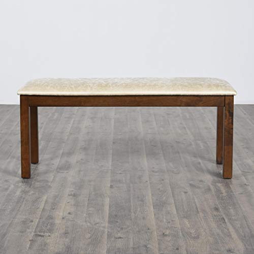 Image of Home Centre Harmony Sia Fabric Dining Bench - Grey