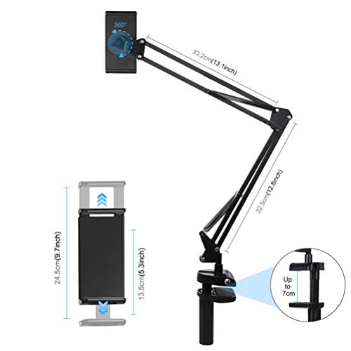 ULTECHNOVO Suporte de Telefone Celular para Mesa Suporte Ajustável Suporte de Telefone Multi-Ângulo