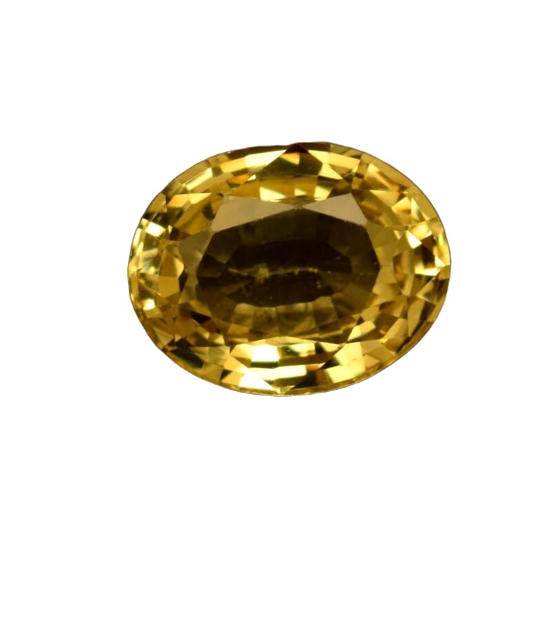 Saphir jaune naturel pour fabriquer un pendentif ou collier unique