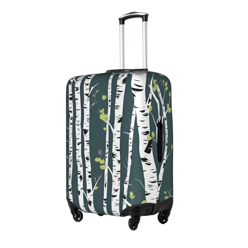 Housse de valise voyage anti rayures et imperméable blanche M
