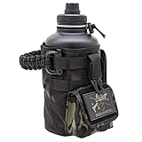 Iron Infidel Battle Bottle - Half Gallon Insulated Water Bottle with Paracord Handle - Large 64 oz...