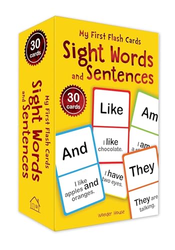 Wonder House My First Flash Cards: Sight Words and Sentences for ...