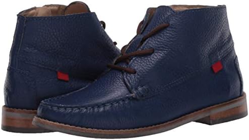 Marc Joseph New York Unisex-Kid's Leather Made in Brazil Chukka Ankle Boot with Laces, blue grainy, 3.5 M US Little Kid | Image 6