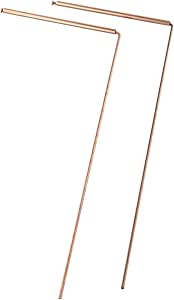 Amazon.com: 99.9% Copper Dowsing Rods, 2PCS Metal Detector Rod for ...