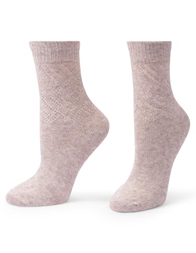 Image of HUE womens Crew Length Boot Socks, 2 Pair Pack