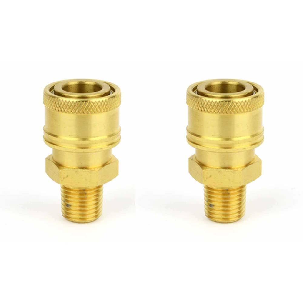 GULUANT 2 Pack Replacement 1/4 Inch MNPT Brass Coupler 5200 PSI Pressure Washer for Interstate Pneumatics PW7131-2PK