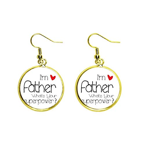 Pendientes dorados Mujer regalo original de joyería creativa diseño de gota colgante