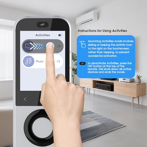 Image of SofaBaton X2 Universal Remote Control with Hub & Charging Dock, Touchscreen, All-in-One Smart Remote with Customize Activities | Bluetooth | Infrared | WiFi 2.4GHz | Compatible Alexa & Google Home