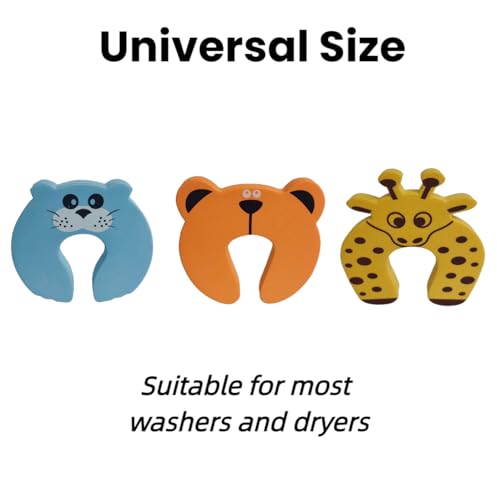 6PCS Front Load Washer Door Prop, Removable Flexible Washer Door Stopper Fits Most Washing Machines, Laundry Door Holder, Washer and Dryer Accessories,Keep Washer Door Open to Prevent Odors - Thumbnail 2